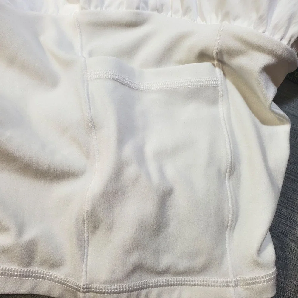 OFFLINE by Aerie Real Me Bubble Skort Women M White High Waisted Tennis kirt